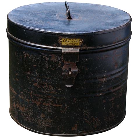 english dome top metal hat box|Dome Top Box .